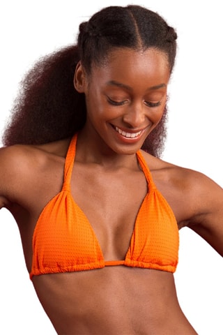 Haut de maillot triangle Mel - Orange