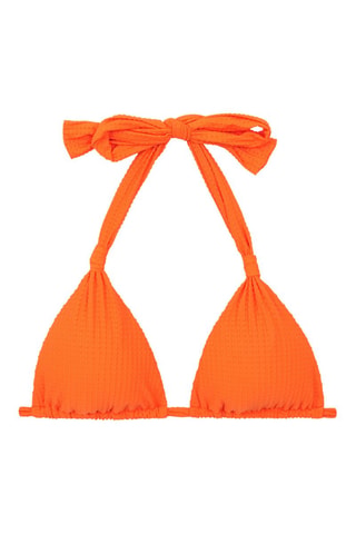 Haut de maillot triangle Mel - Orange