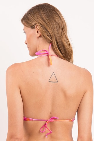 Sujetador de bikini Joyful - Rosa y naranja