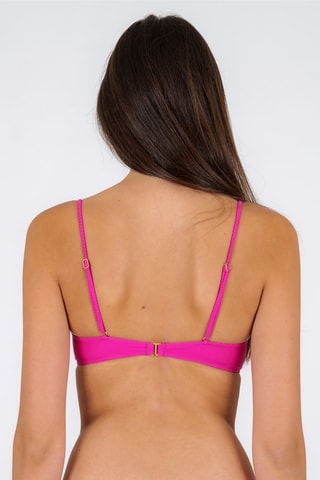 Sujetador de bikini push up Amaranto - Rosa