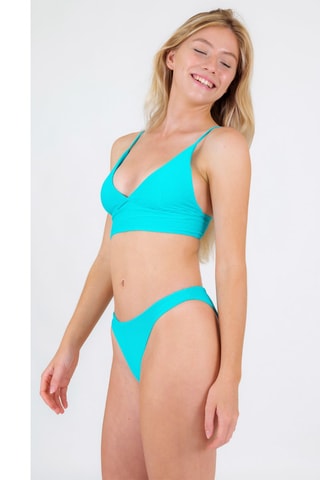 Haut de maillot triangle - Turquoise
