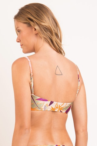 Sujetador de bikini Oasis - Blanco y verde