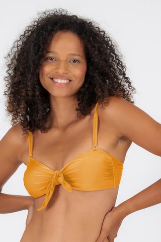 Sujetador de bikini Damasco - Dorado