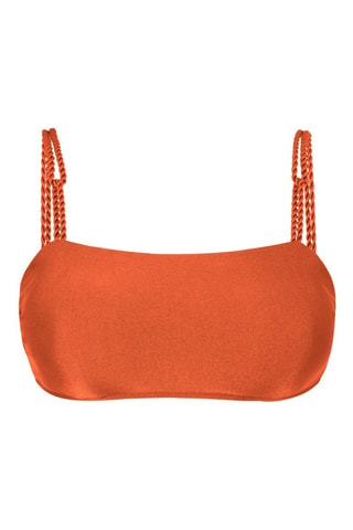 Haut de maillot bandeau Paprica - Orange