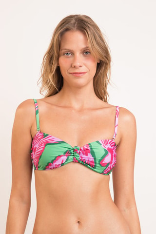 Sujetador de bikini Parrots - Verde