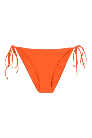 Bas de maillot culotte à liens Calendula - Orange