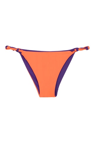 Braga de bikini reversible Amuleto - Violeta y naranja