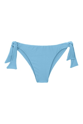 Bas de maillot tanga à liens Dots Sky - Ciel