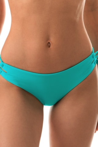 Bas de maillot culotte à liens Jade - Turquoise