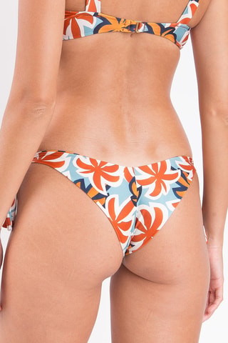 Braga de bikini Kauai - Celeste y naranja