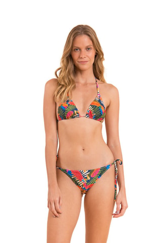 Braga de bikini Jungle - Azul marino y caqui