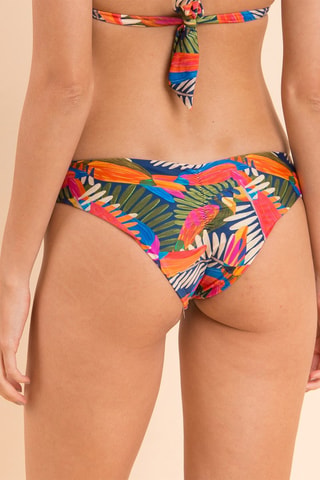 Braga de bikini Jungle - Azul marino y verde oscuro