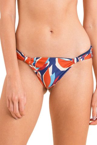 Braga de bikini Leaves - Azul marino