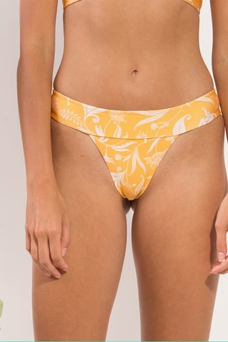 Braga de bikini - Amarillo y blanco