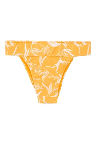 Braga de bikini - Amarillo y blanco