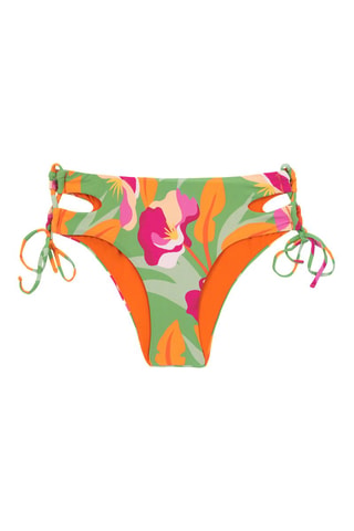 Braga de bikini Madrid - Naranja y verde