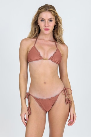 Braga de bikini Shimmer - Marrón