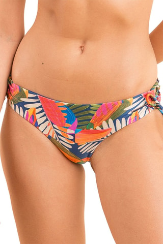 Braga de bikini Jungle - Azul cobalto y verde oliva