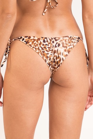 Braga de bikini Léopard - Marrón