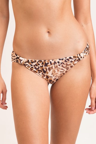 Braga de bikini Léopard - Marrón