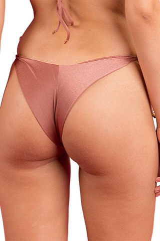 Braga de bikini Cheeky-Tie - Marrón
