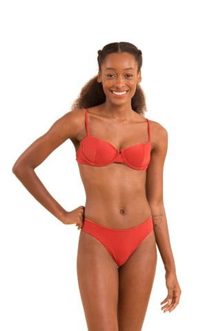 Braga de bikini Malibu - Rojo
