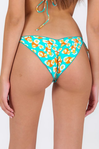 Braga de bikini Dubai - Turquesa y amarillo