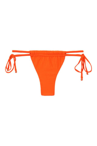 Bas de maillot tanga à liens Pipa - Orange