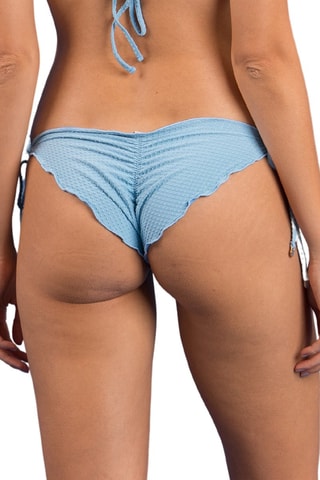 Bas de maillot tanga à liens Dots - Ciel