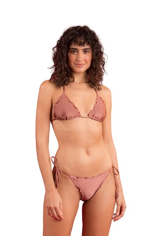 Braga de bikini Shimmer - Marrón