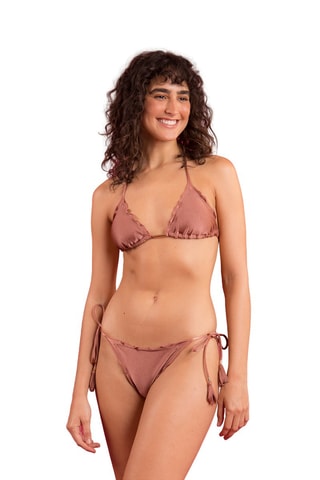 Braga de bikini Shimmer - Marrón