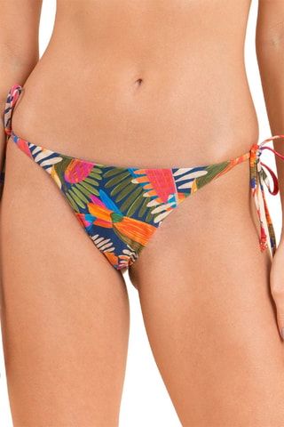 Braga de bikini Jungle - Azul marino y caqui