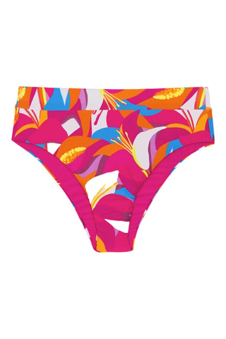 Bas de maillot taille haute Antelope - Rose