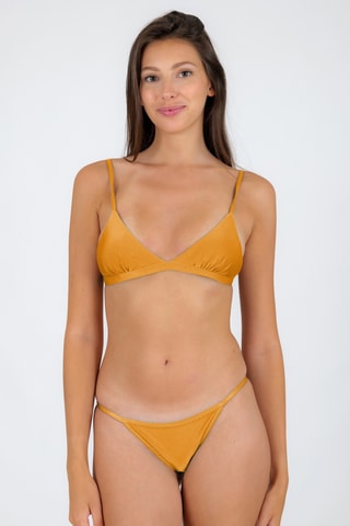 Braga de bikini Damasco - Dorado