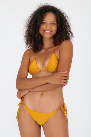 Braga de bikini Damasco - Dorado