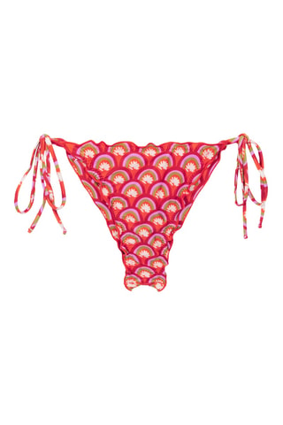 Braga de bikini Floral - Rojo