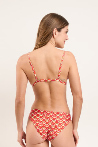 Haut de maillot Floral - Rouge