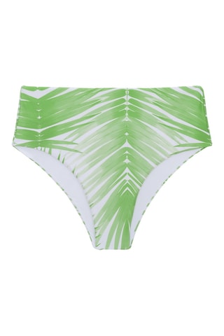 Braga de bikini de talle alto Palms - Verde agua