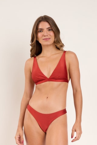 Braga de bikini Shimmer Liquor - Marrón