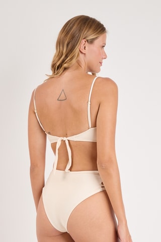 Bas de maillot taille haute Malibu - Blanc