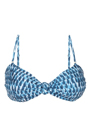 Sujetador de bikini Chuva - Azul cobalto y celeste