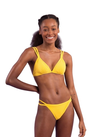 Sujetador de bikini Malibu - Amarillo
