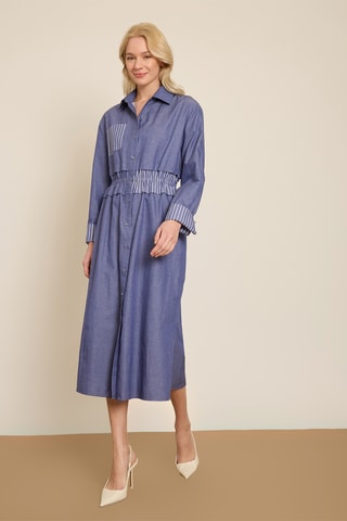 Abito a camicia - Blu