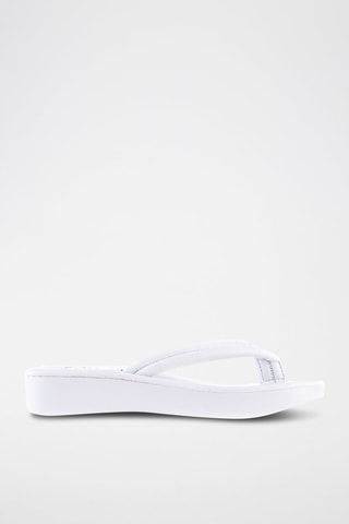 Tongs en cuir - Blanc