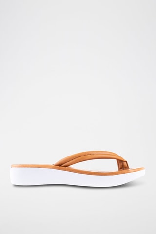 Tongs en cuir - Marron