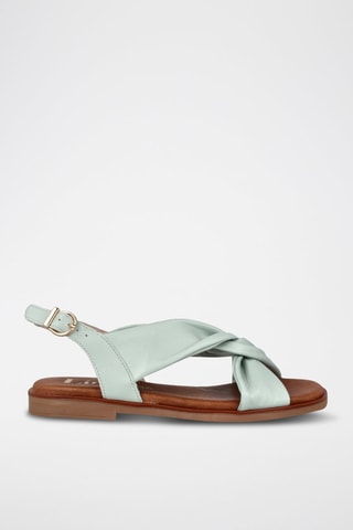 Sandales en cuir Florencia - Vert