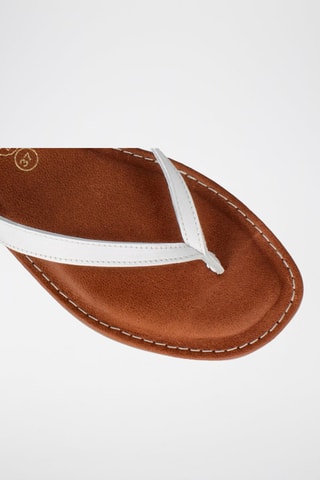 Sandales en cuir Lanka - Blanc