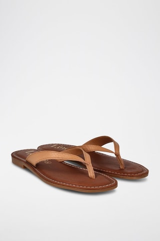 Sandales en cuir Lanka - Camel