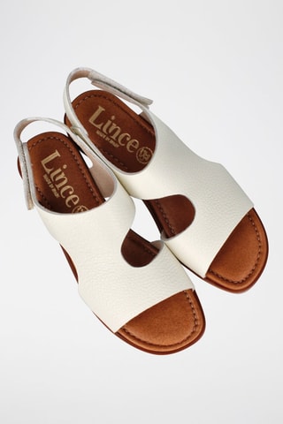 Sandales en cuir Aruba - Blanc
