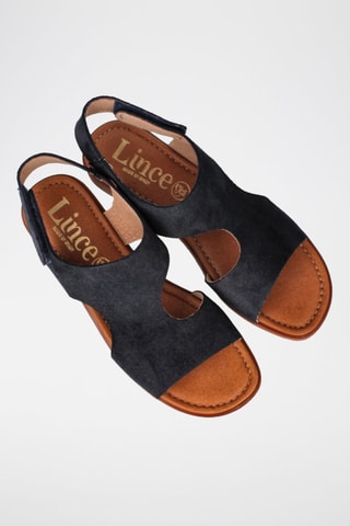 Sandales en nubuck Aruba - Bleu marine